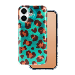 iPhone 17 - Pearl Shine Animal pattern skal - Crazy Cheetah