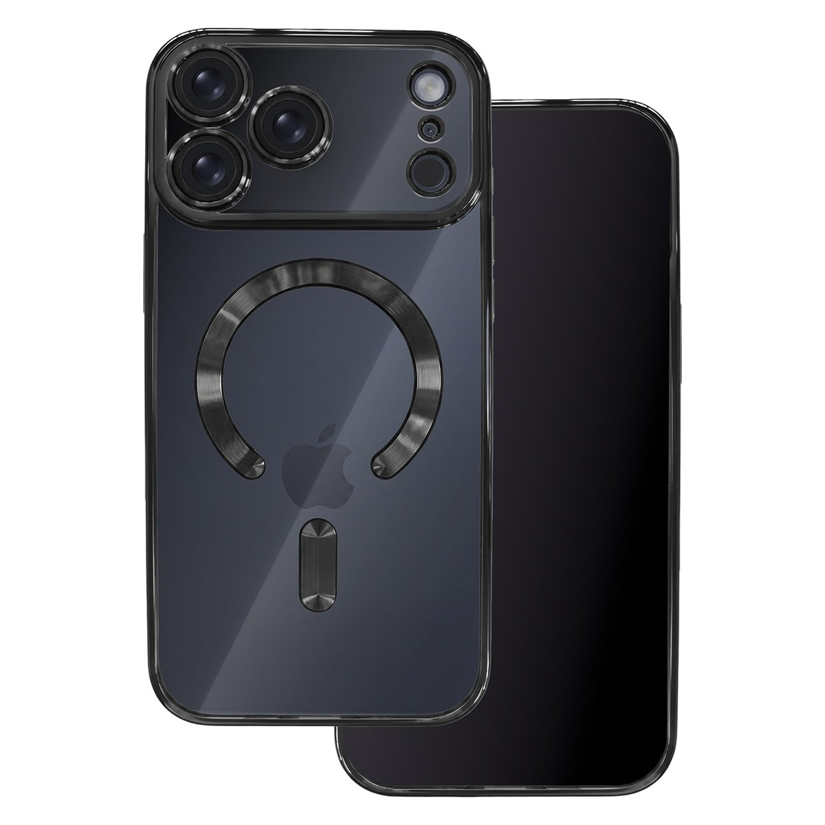 iPhone 17 Pro Max / 18 Pro Max - MagSafe-kompatibelt Chrome Skal med Kameraskydd