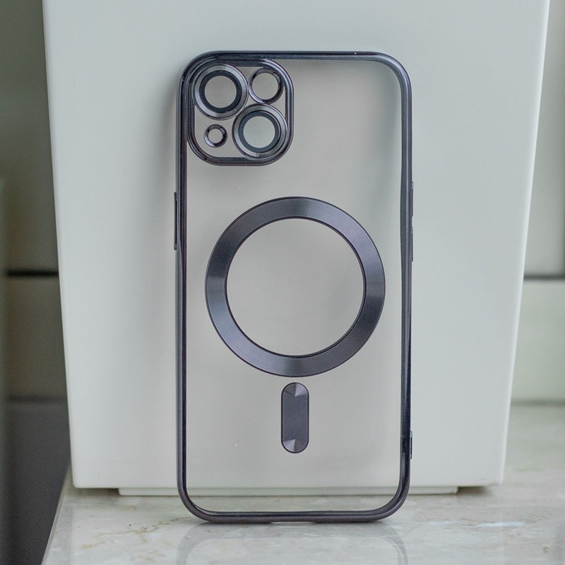 iPhone 17 Pro Max / 18 Pro Max - MagSafe-kompatibelt Chrome Skal med Kameraskydd
