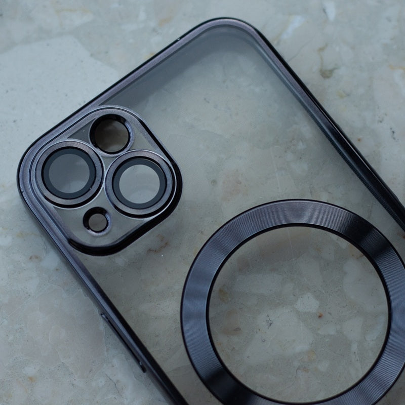 iPhone 17 Pro Max / 18 Pro Max - MagSafe-kompatibelt Chrome Skal med Kameraskydd