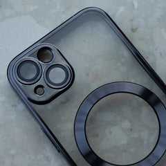 iPhone 17 Pro Max / 18 Pro Max - MagSafe-kompatibelt Chrome Skal med Kameraskydd