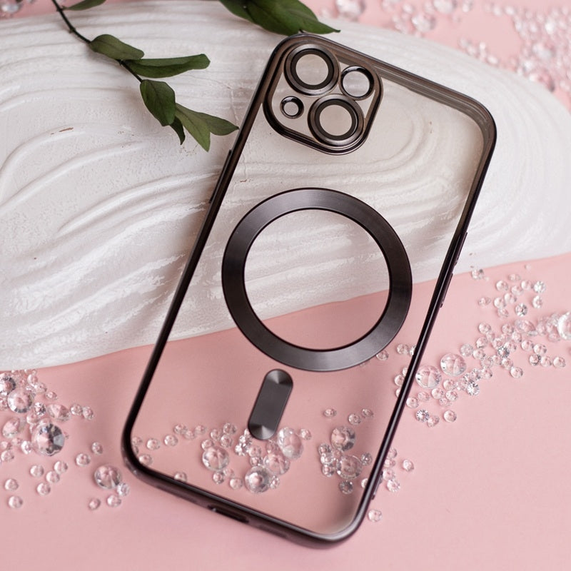 iPhone 17 Pro Max / 18 Pro Max - MagSafe-kompatibelt Chrome Skal med Kameraskydd