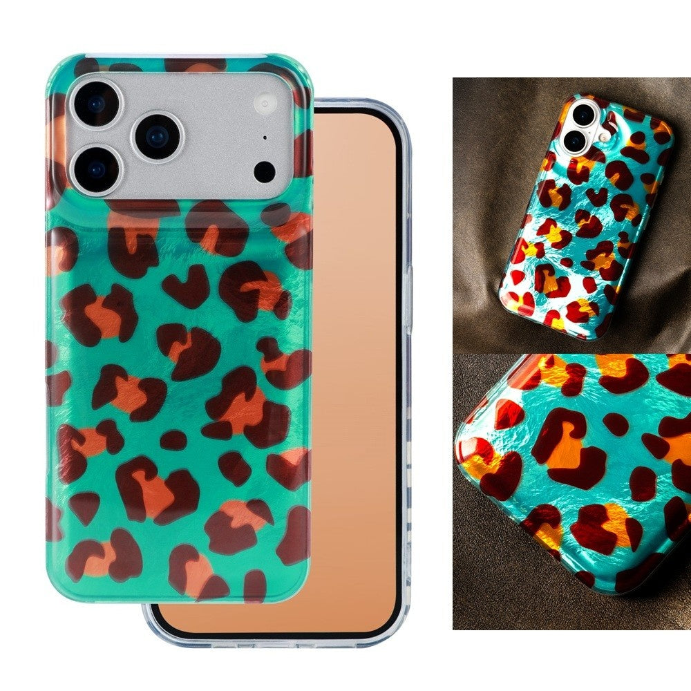 iPhone 17 Pro Max - Pearl Shine Animal pattern skal - Crazy Cheetah