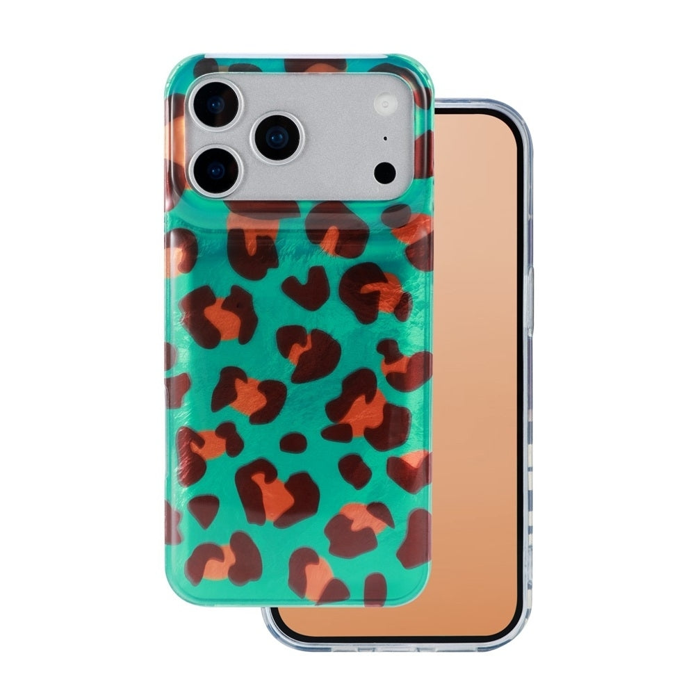 iPhone 17 Pro Max - Pearl Shine Animal pattern skal - Crazy Cheetah