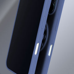 iPhone 17 Pro Max / iPhone 18 Pro Max - Silikonskal med Sugpropp - Blå