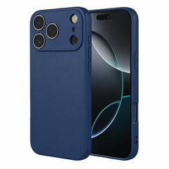 iPhone 17 Pro / iPhone 18 Pro- Matt TPU Mjuk Skal - Mörkblå