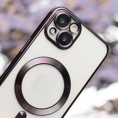 iPhone 17e / iPhone 16e - MagSafe-kompatibelt Chrome Skal med Kameraskydd