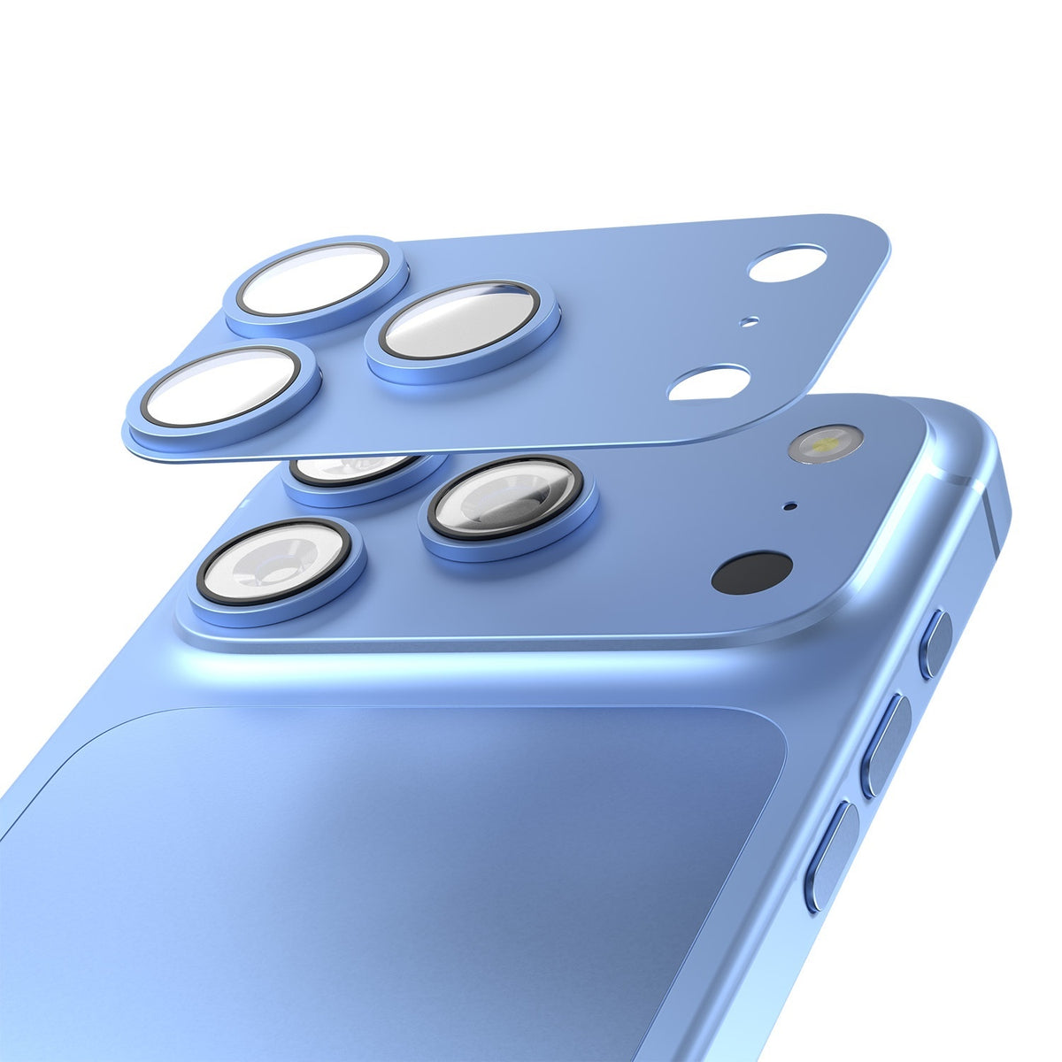 iPhone 18 Pro / 18 Pro Max – Etteri Full Kameraskydd 9H – Sky Blue