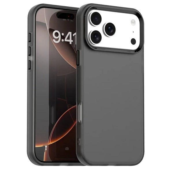 iPhone 18 Pro - Matt TPU Mjuk Skal - Svart