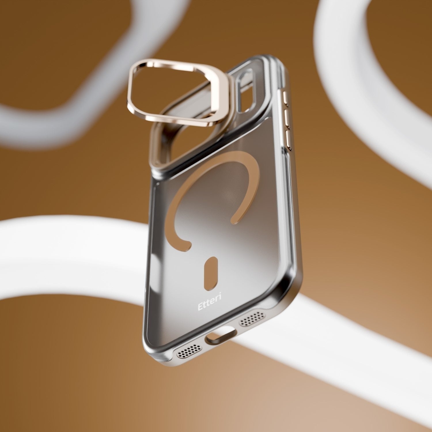 iPhone 18 Pro Max / 17 Pro Max - MagSafe Etteri Morning Fog Skal - Brun