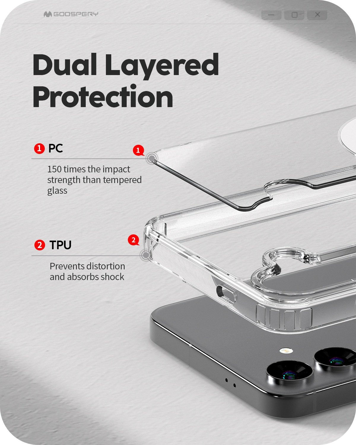 iPhone 18 Pro Max / 17 Pro Max - MagSafe-kompatibelt Mercury Jell Hard Skal