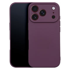 iPhone 18 Pro Max / 17 Pro Max - Silicon Matt TPU Mjuk Skal - Dark Cherry