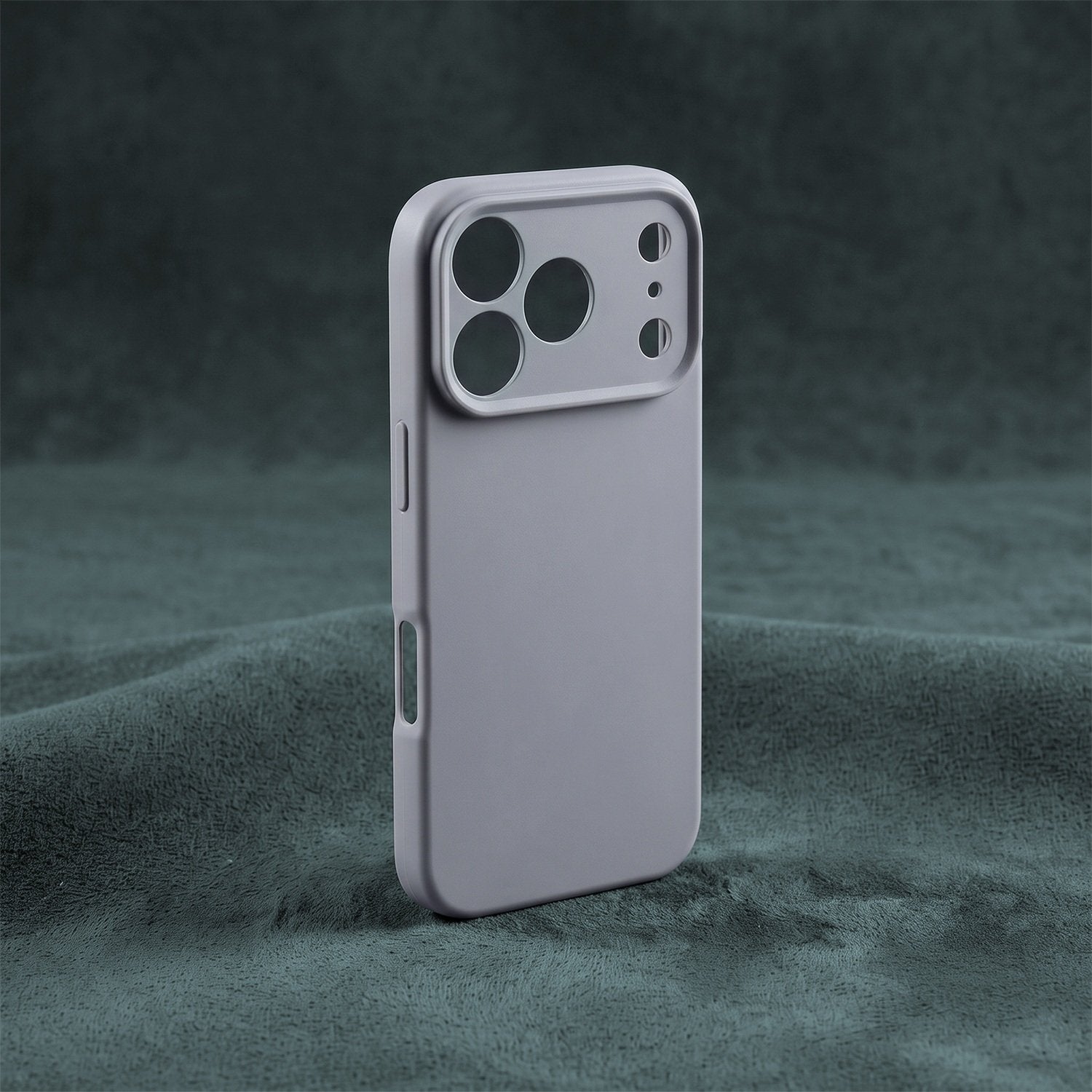 iPhone 18 Pro Max / 17 Pro Max - Silicon Matt TPU Mjuk Skal - Silver