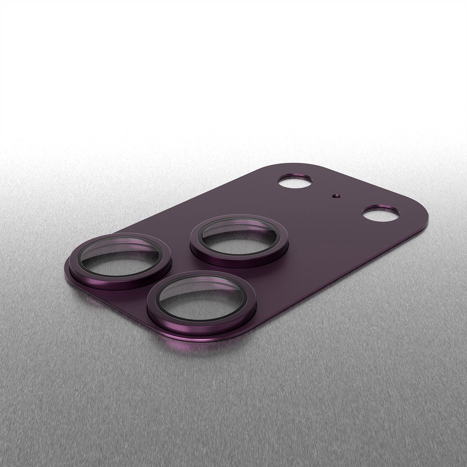 iPhone 18 Pro Max – Etteri Full Kameraskydd 9H – Dark Cherry