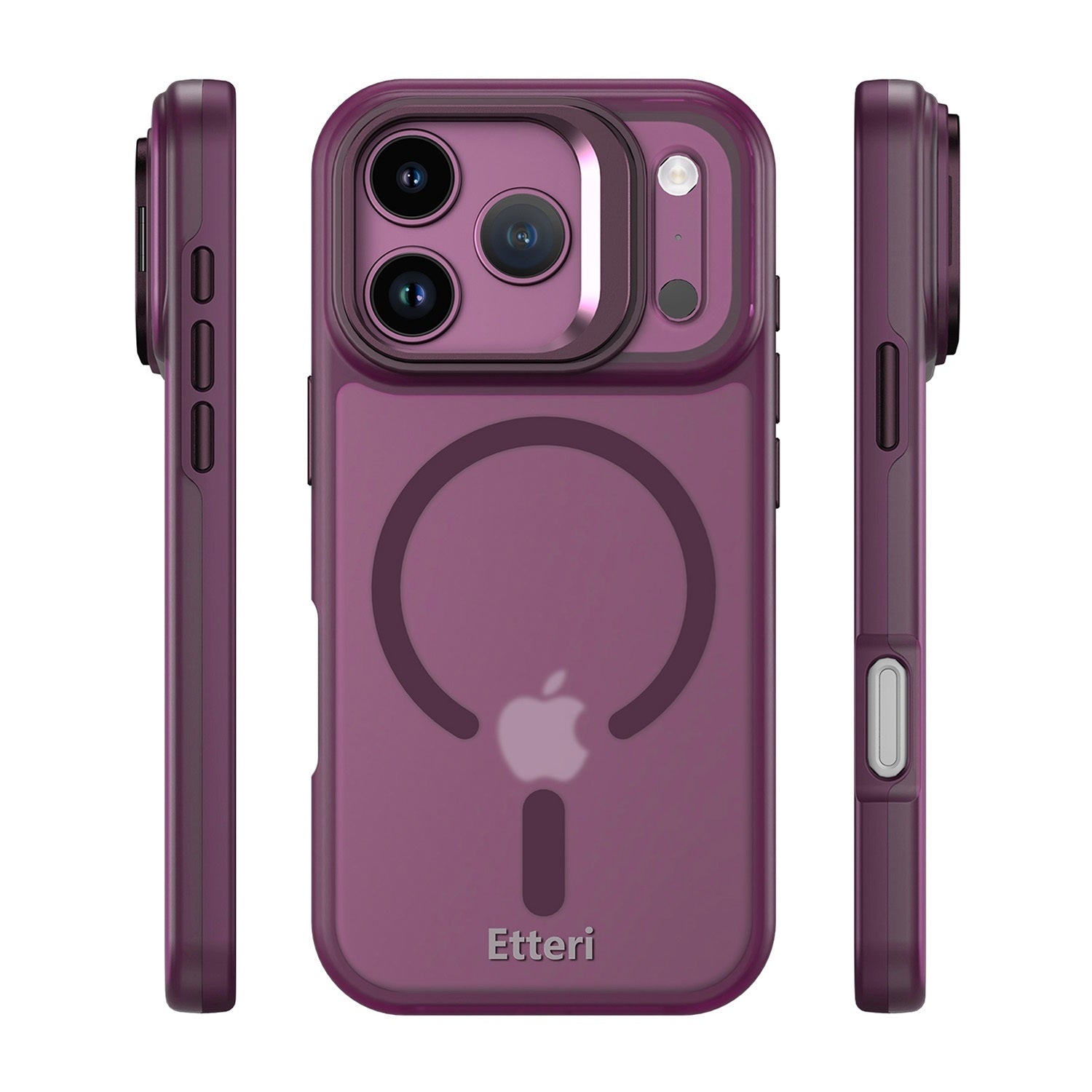 iPhone 18 Pro / iPhone 17 Pro - MagSafe Etteri Morning Fog Skal - Dark Cherry