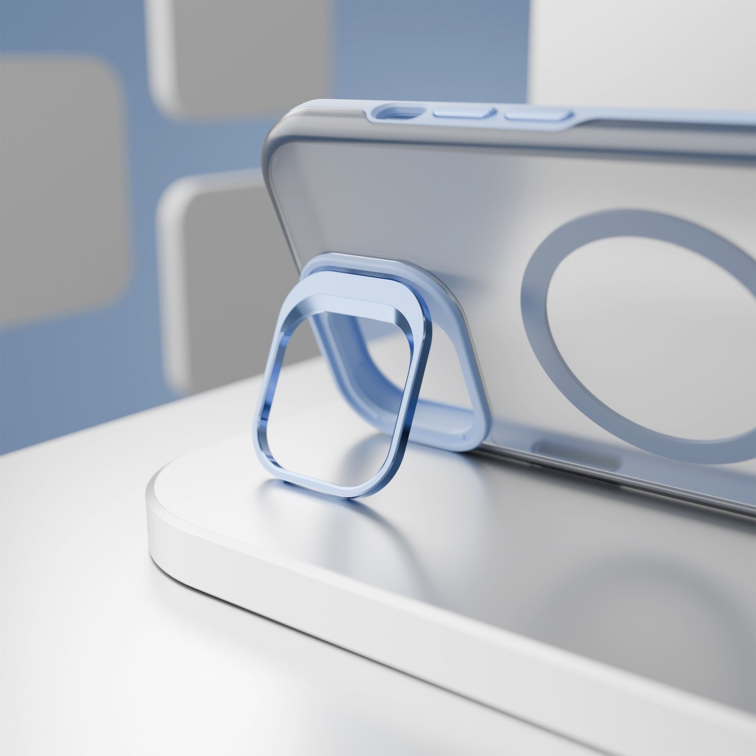 iPhone 18 Pro / iPhone 17 Pro - MagSafe Etteri Morning Fog Skal - Sky Blue