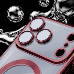 iPhone 18 Pro / iPhone 17 Pro - MagSafe-kompatibelt Chrome Skal - Dark Cherry