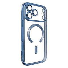 iPhone 18 Pro / iPhone 17 Pro - MagSafe-kompatibelt Chrome Skal - Sky Blue