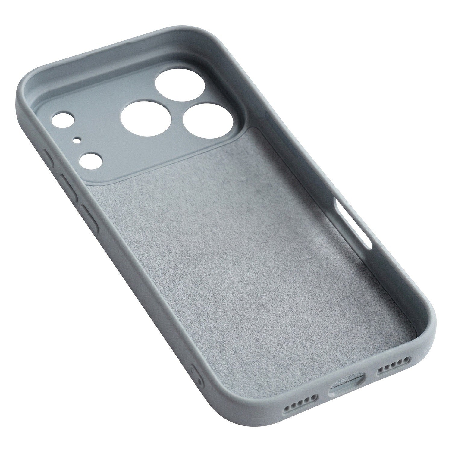 iPhone 18 Pro / iPhone 17 Pro - Silicon Matt TPU Mjuk Skal - Silver