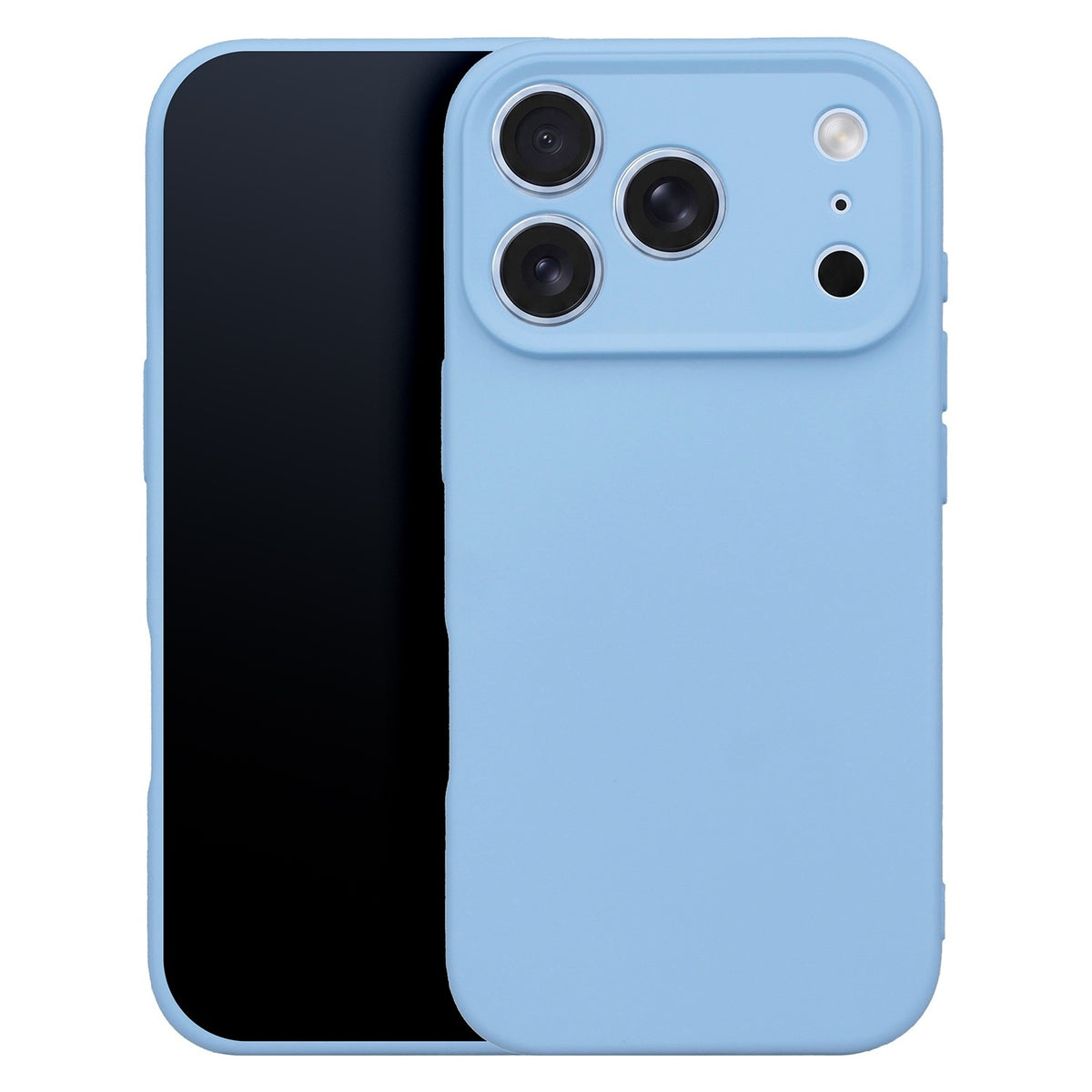 iPhone 18 Pro / iPhone 17 Pro - Silicon Matt TPU Mjuk Skal - Sky Blue