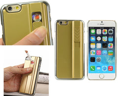 iPhone 6 / 6S - Bakstycket med Inbyggd Cigarettändare - Guld