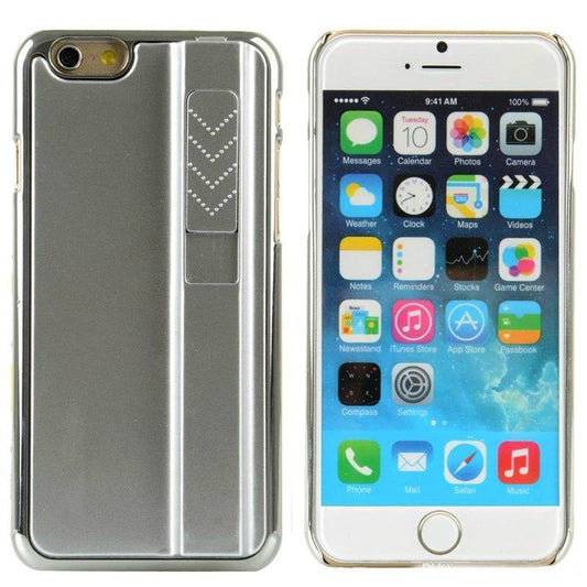 iPhone 6 / 6S - Bakstycket med Inbyggd Cigarettändare -Silver