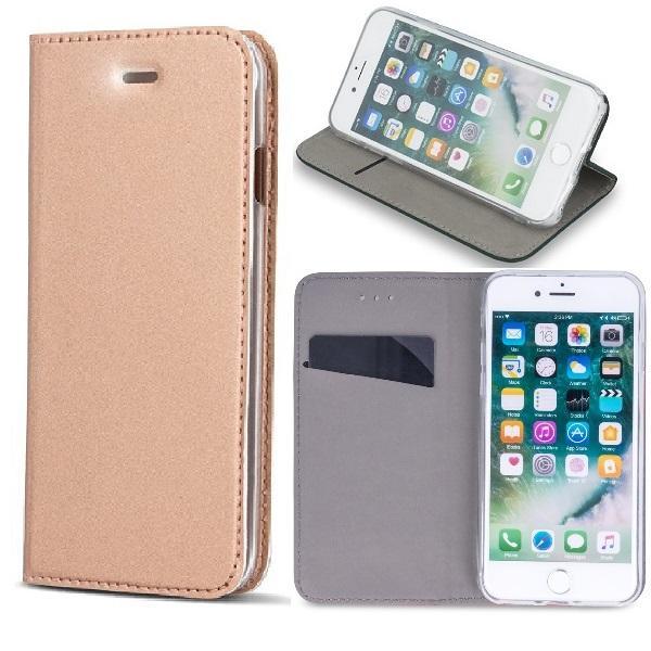 iPhone 6 / 6s - Smart Premium Case Mobilplånbok - Roseguld