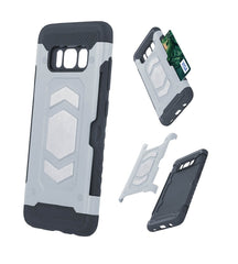 iPhone 6 Plus / 6s Plus Defender Kort Fodral - Silver