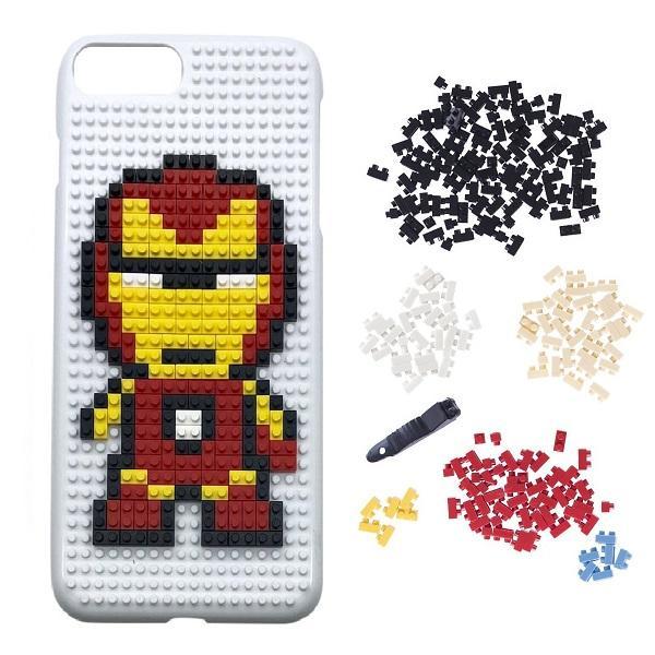 iPhone 7 / 8 Building Blocks Elegant Bakstycket - Iron Man