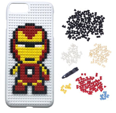 iPhone 7 / 8 Building Blocks Elegant Bakstycket - Iron Man