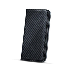 iPhone 7 / 8 - Smart Carbon Flip Case Mobilplånbok -  Svart