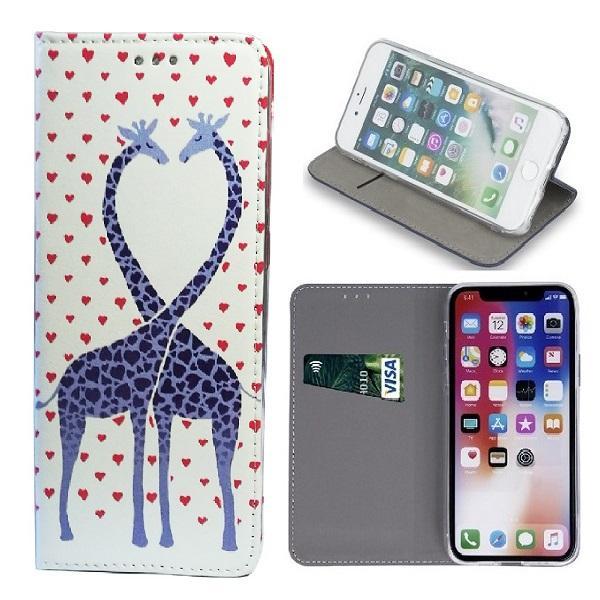 iPhone 7 / 8 - Smart Trendy Sweet Love Flip Case Mobilplånbok