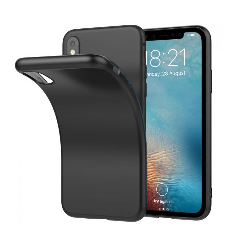 iPhone XR - Matt TPU Mjuk Skal - Svart