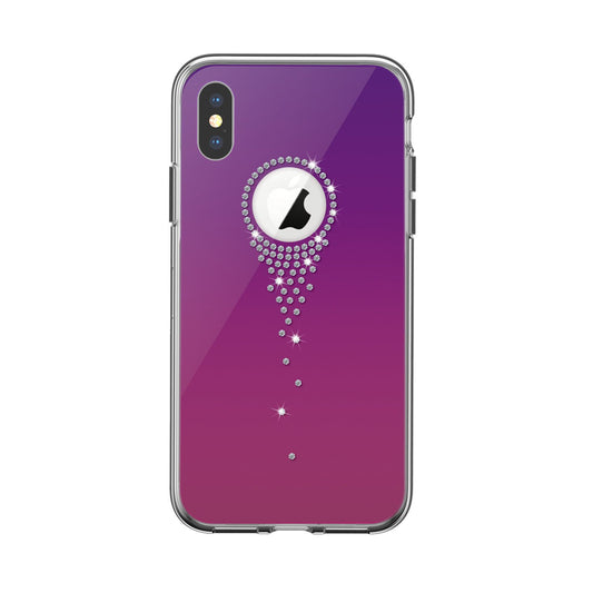 iPhone XS Max - DEVIA Angel Tears Series Skal - Lila