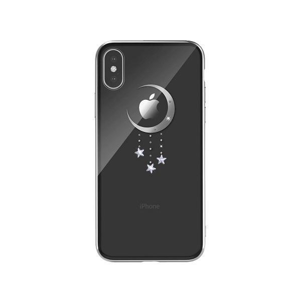 iPhone XS Max - DEVIA Meteor Crystal Case-TransparentSilver