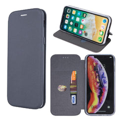 iPhone XS Max - Smart Viva Flip Case Mobilplånbok - Grå