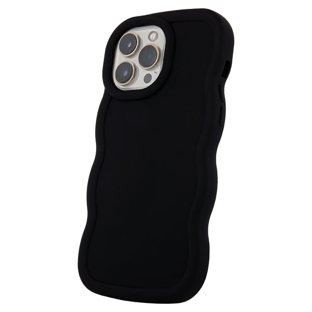 iPhone X / XS - Candy Skyddande Mjuk Skal - Svart