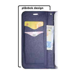 iPhone X / XS - Smart Fancy Flip Case Mobilplånbok - Rosa