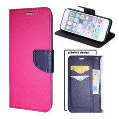 iPhone X / XS - Smart Fancy Flip Case Mobilplånbok - Rosa