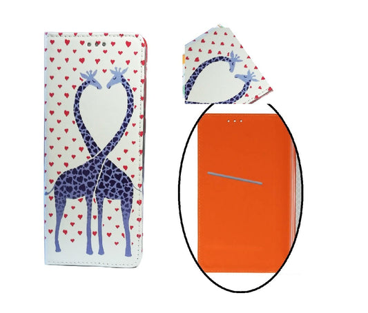 iPhone X / XS - Smart Trendy Sweet Hearts Flip Case Mobilplånbok