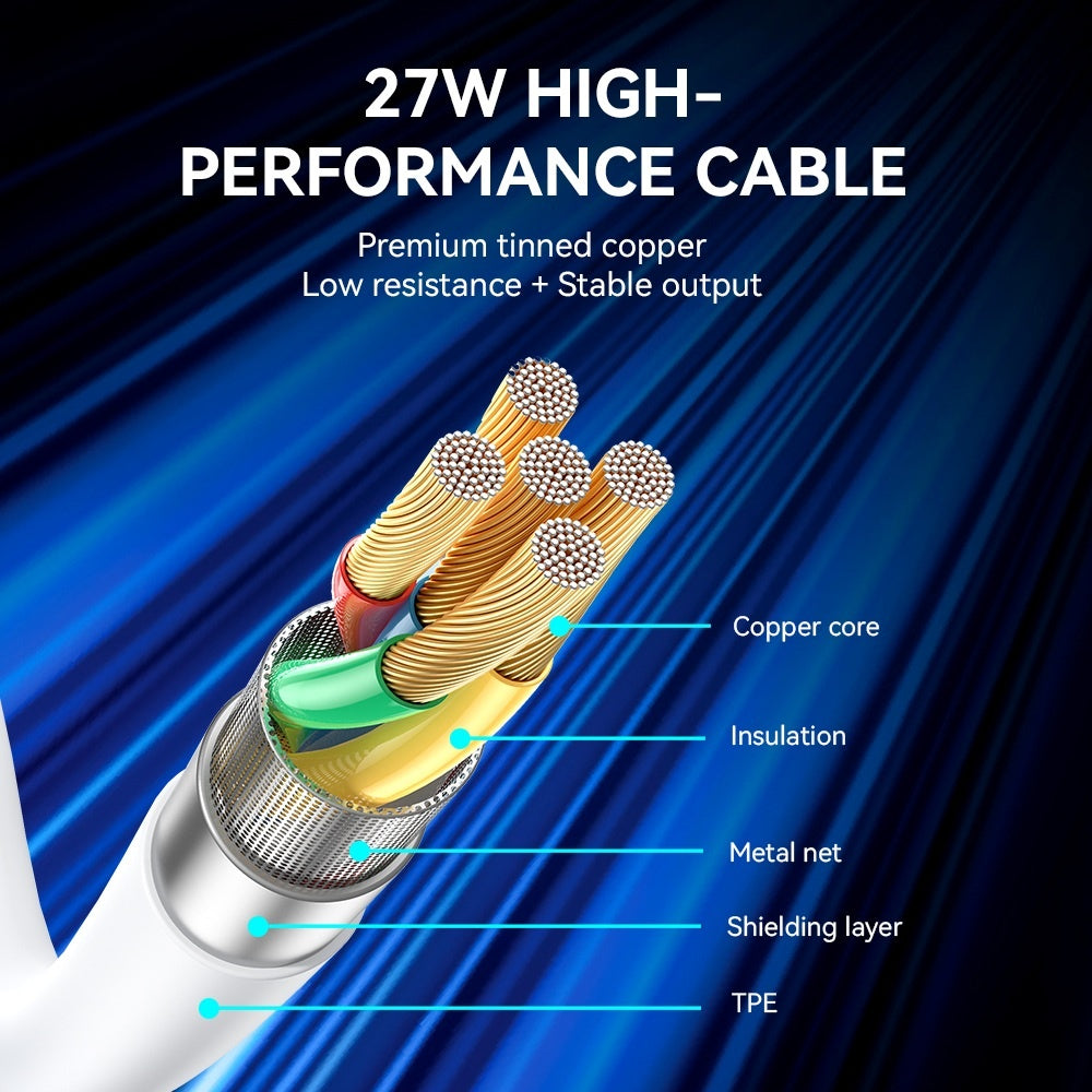 iPhone kompatibla USB-C Snabbladdare med Lightning Kabel