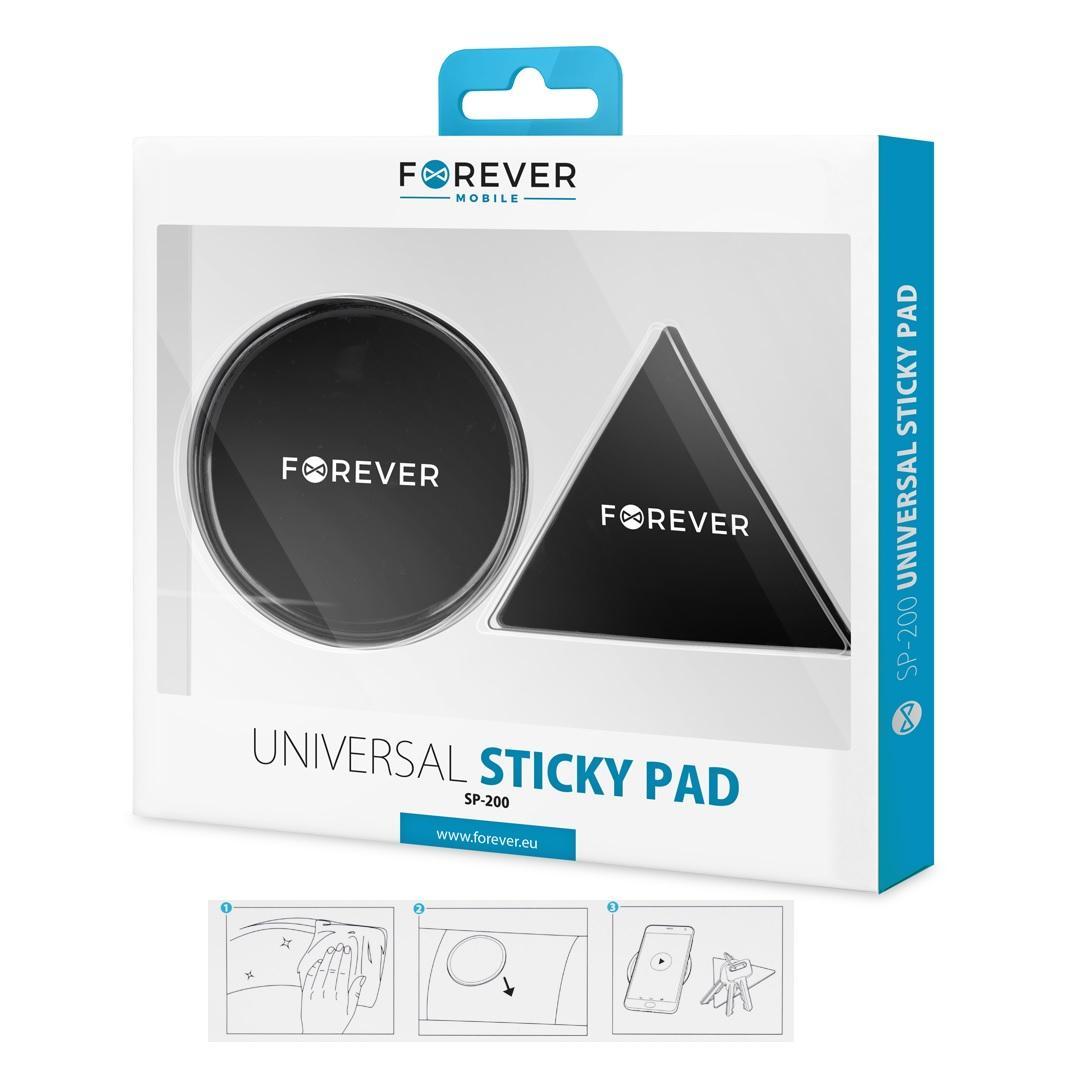 2-Pack Universal Sticky Pad FOREVER - Svart