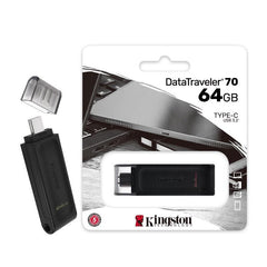 64GB Kingston DataTraveler USB 3.2 med USB-C-kontakt