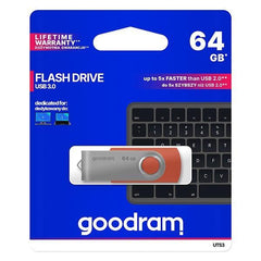 64GB USB 3.0 USB-minne Pendrive Goodram - Röd