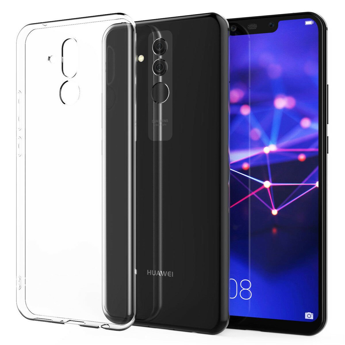 Huawei Mate 20 Lite  - Transparent Mjuk TPU Slim Skal