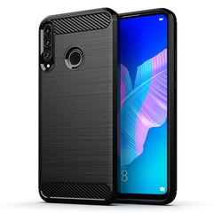 Huawei Y6 (2019) - Flexibel Carbon Mjuk TPU Skal - Svart